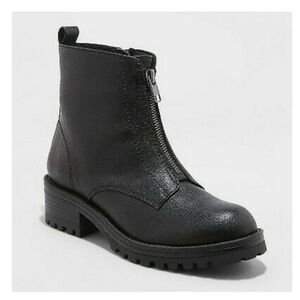 Universal Thread Courtney Front Zipper Combat Chelsea Boots